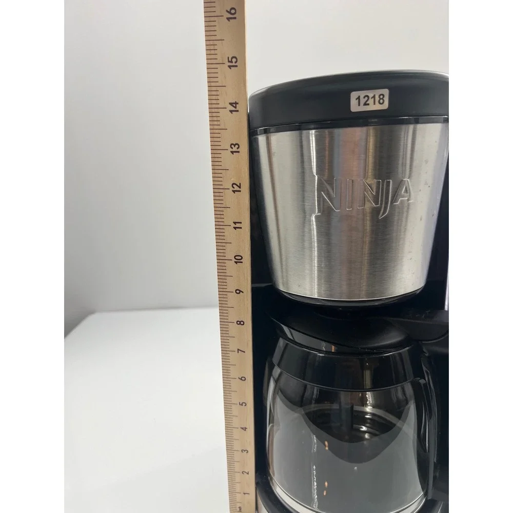 Ninja CE251 Programmable 12 Cup Coffee Maker Black Stainless Steel CE201
